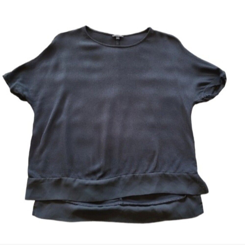River Island Short Sleeve Top Black
